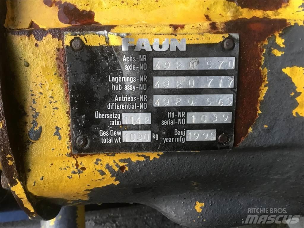 Faun RTF 50-3 axle 1 Axles