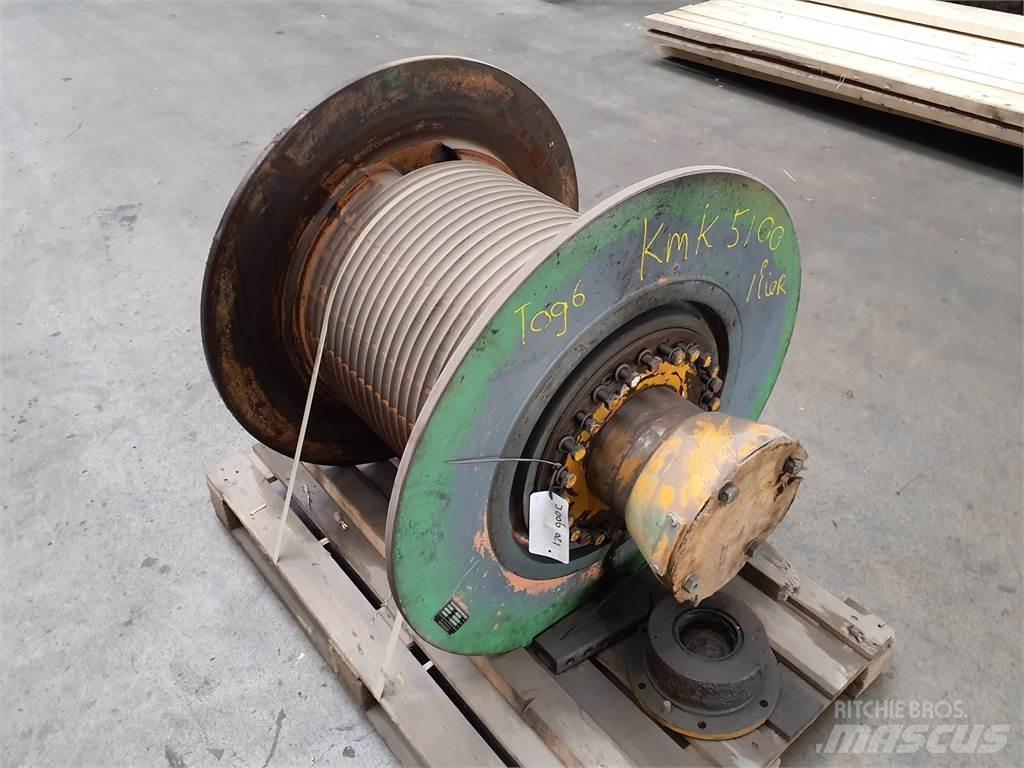 Krupp KMK 5100 winch Crane parts and equipment