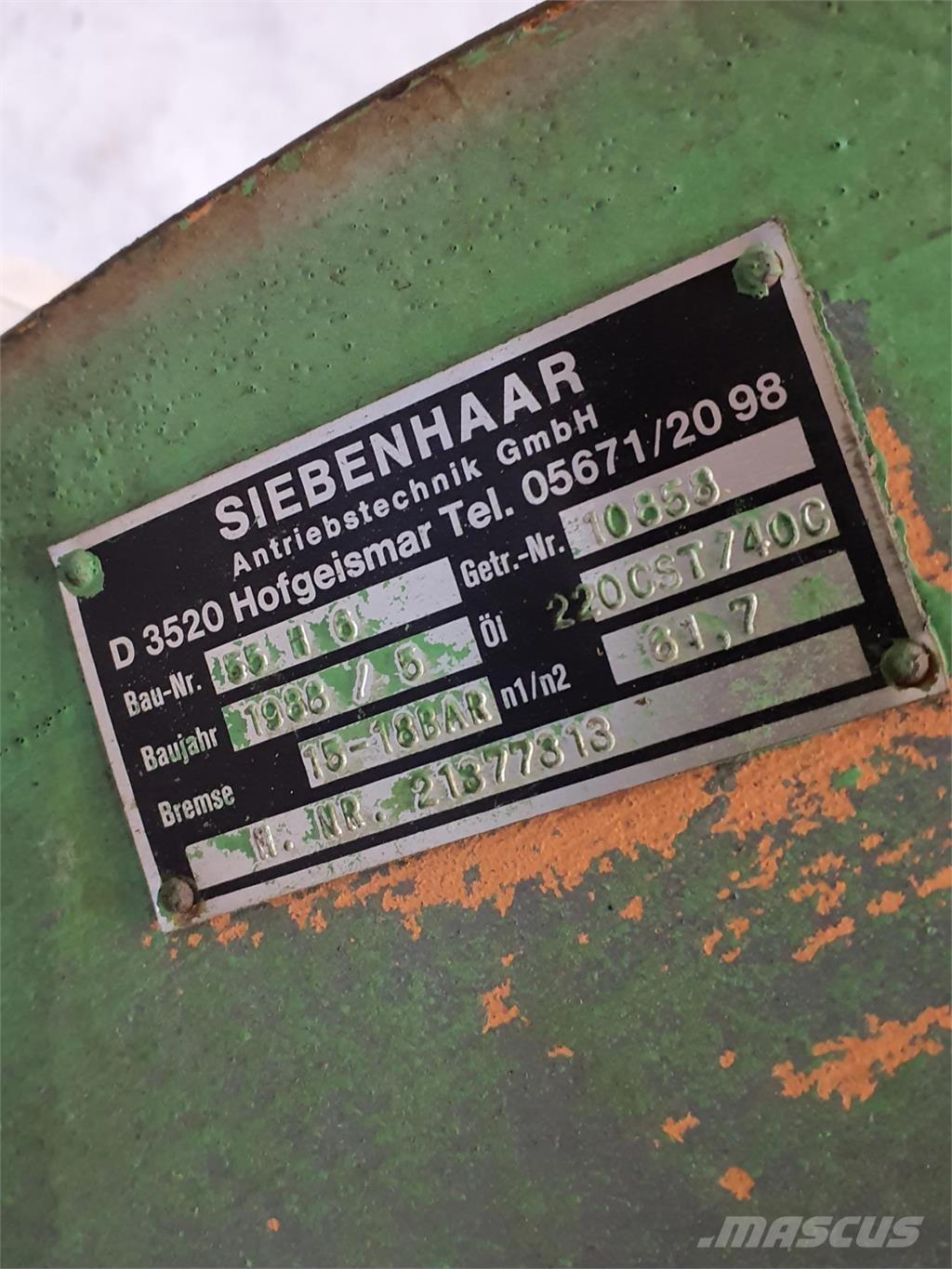 Krupp KMK 5100 winch Crane parts and equipment