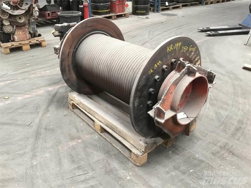 Krupp KMK 8350 winch Crane parts and equipment