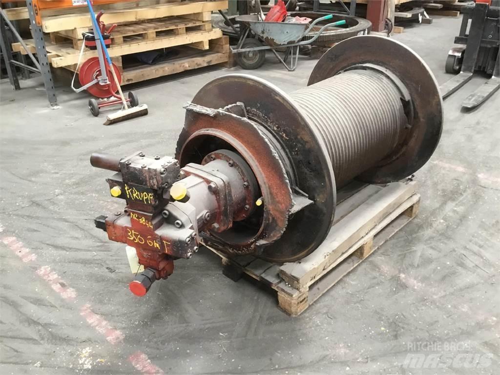 Krupp KMK 8350 winch Crane parts and equipment