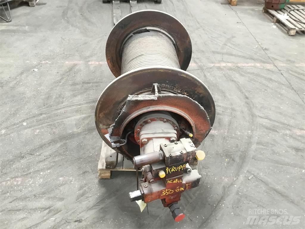 Krupp KMK 8350 winch Crane parts and equipment