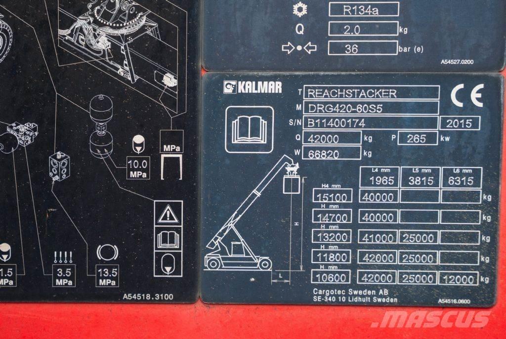 Kalmar DRG420-60S5 Reach stackers