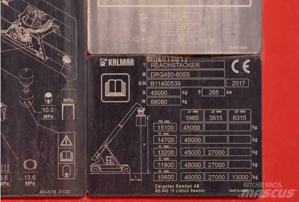 Kalmar DRG450-60S5 Reach stackers