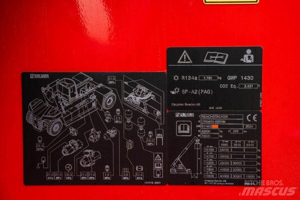 Kalmar DRG450-60S5M Reach stackers