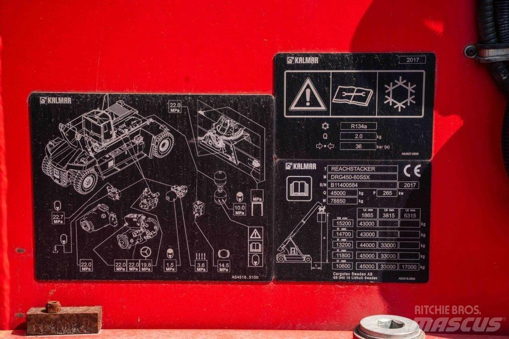 Kalmar DRG450-60S5X Reach stackers