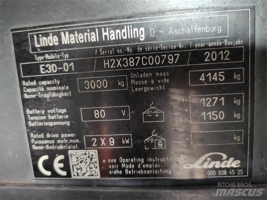 Linde E30-01-387 Electric forklift trucks