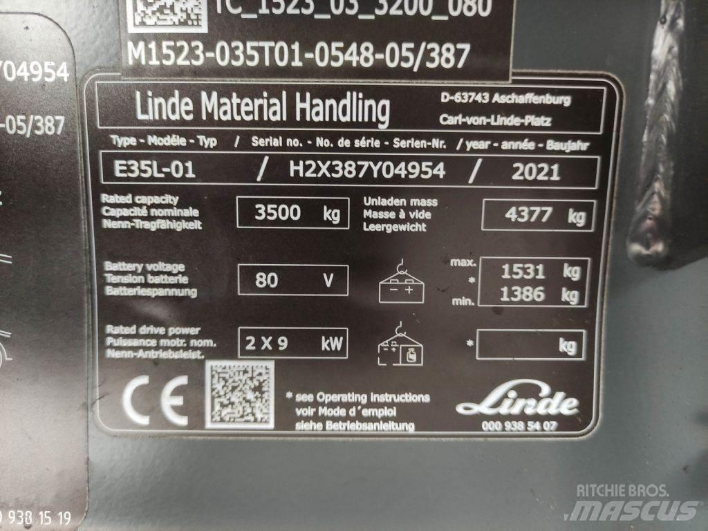 Linde E35L-01-387 Electric forklift trucks