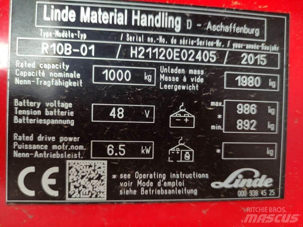 Linde R10B-01-112 Reach truck