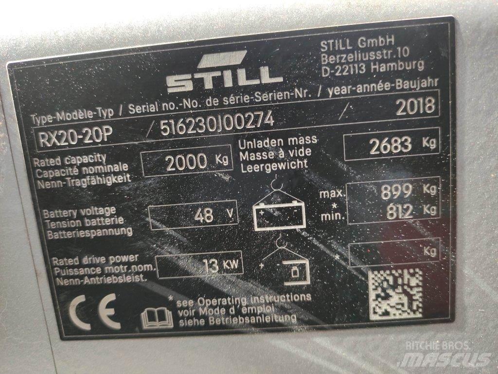Still RX20-20P Electric forklift trucks