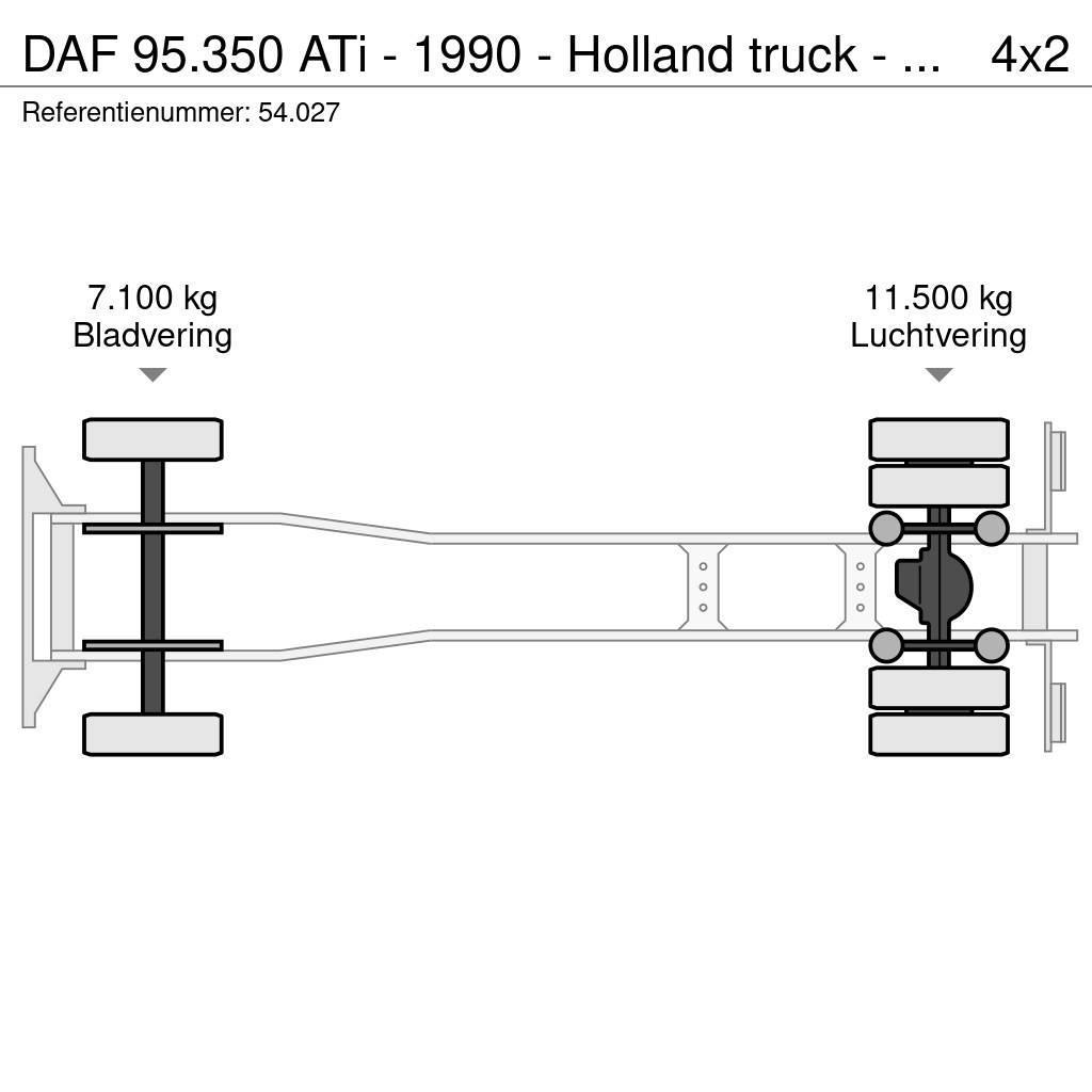 DAF 95.350 ATi - 1990 - Holland truck - Manual injecto Box trucks