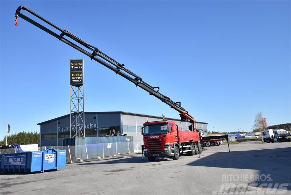 Scania G440 8X4 Truck mounted cranes