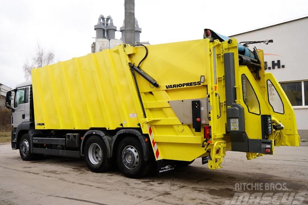 MAN TGS trzyosiowa śmieciarka FAUN 524 m3 EURO 5 Waste trucks