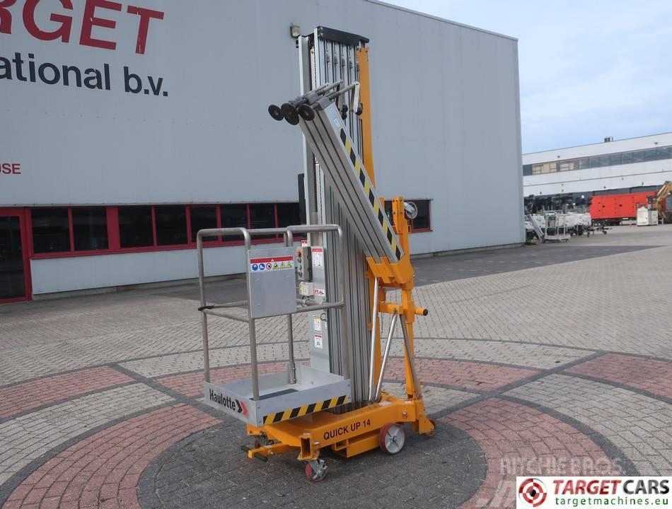 Haulotte Quick Up 14 Electric Vertical Mast WorkLift 1430cm Used Personnel lifts and access elevators