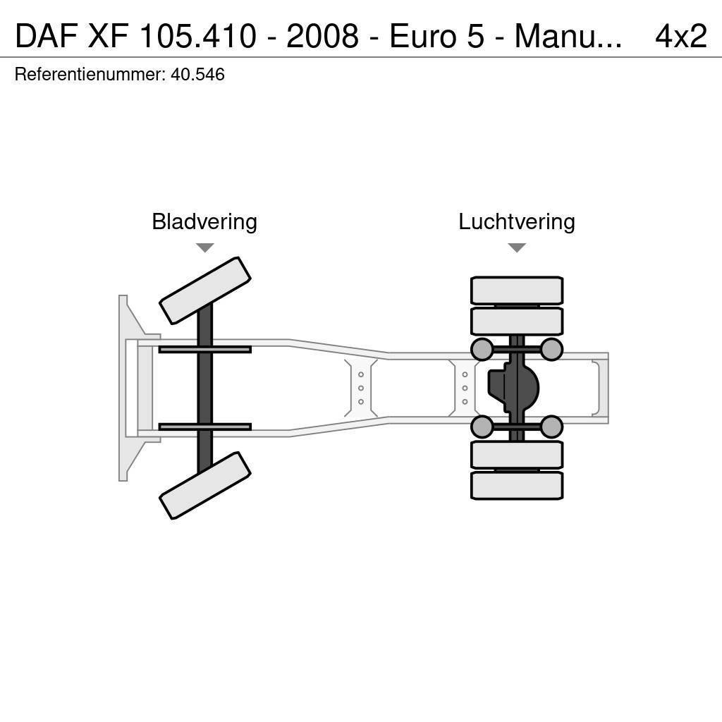DAF XF 105.410 - 2008 - Euro 5 - Manual ZF - Retarder Prime Movers