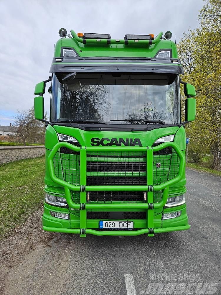 Scania R 500+haagis+loglift 96ST Timber trucks