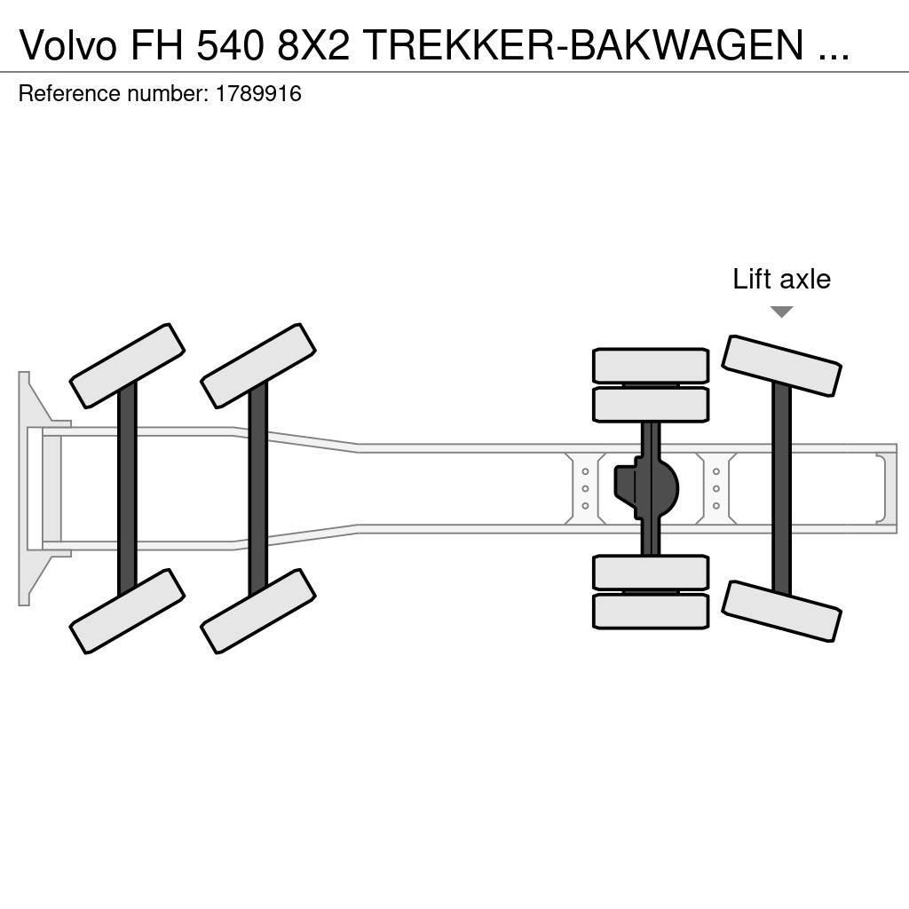 Volvo FH 540 8X2 TREKKER-BAKWAGEN COMBI + FASSI F1650RA. Prime Movers