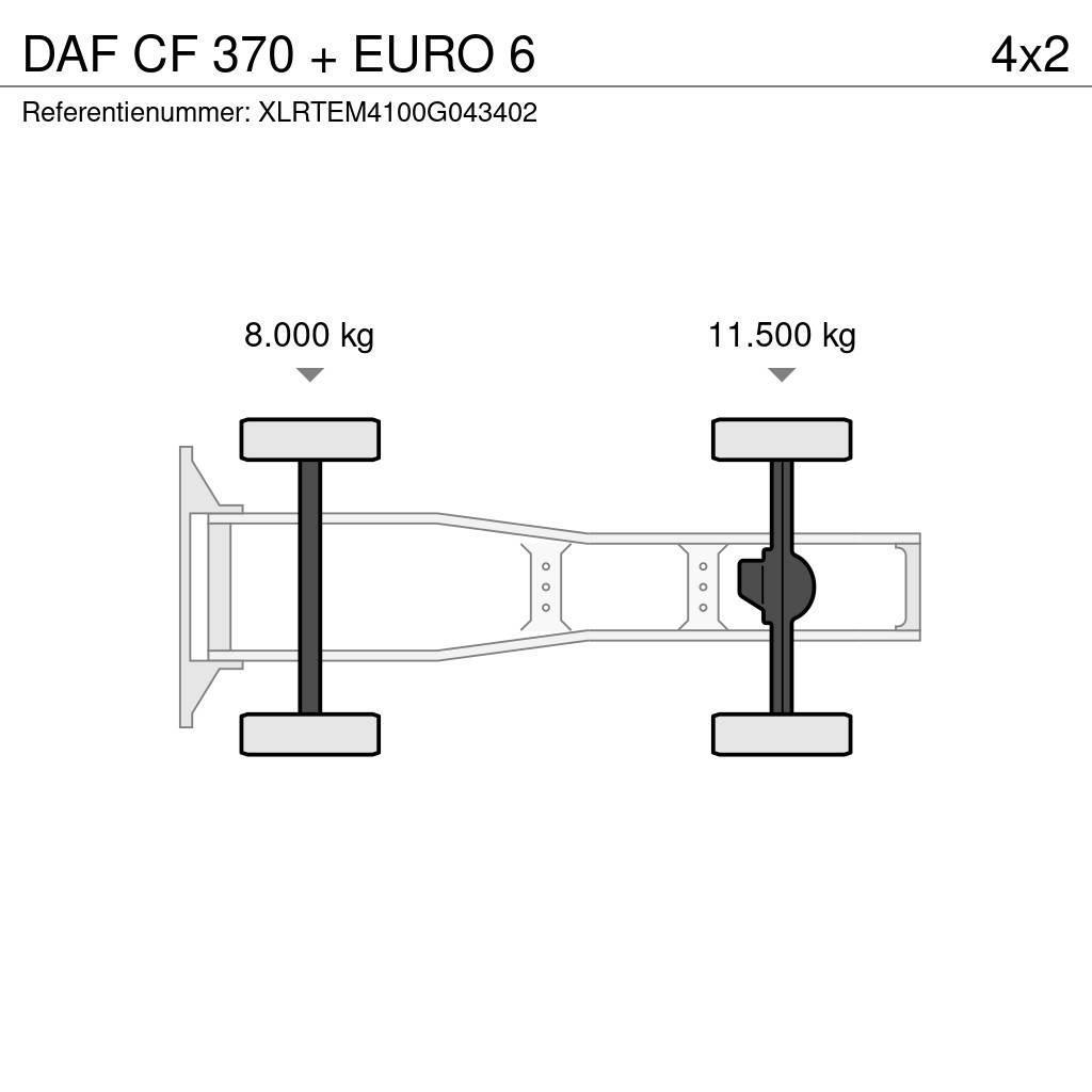 DAF CF 370 + EURO 6 Prime Movers
