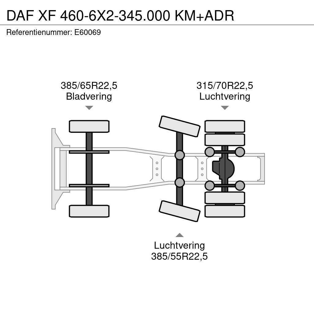DAF XF 460-6X2-345.000 KM+ADR Prime Movers