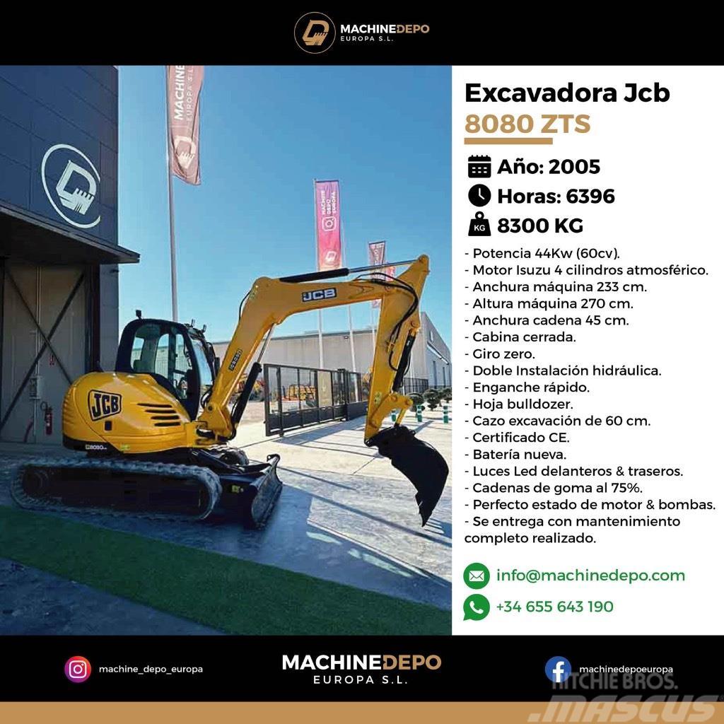 JCB 8080 ZTS Mini excavators  7t - 12t