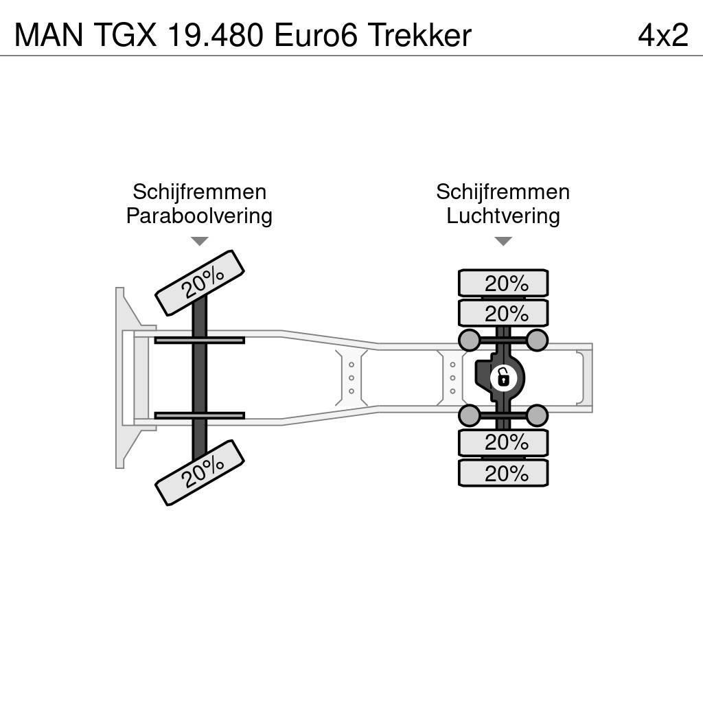 MAN TGX 19.480 Euro6 Trekker Prime Movers