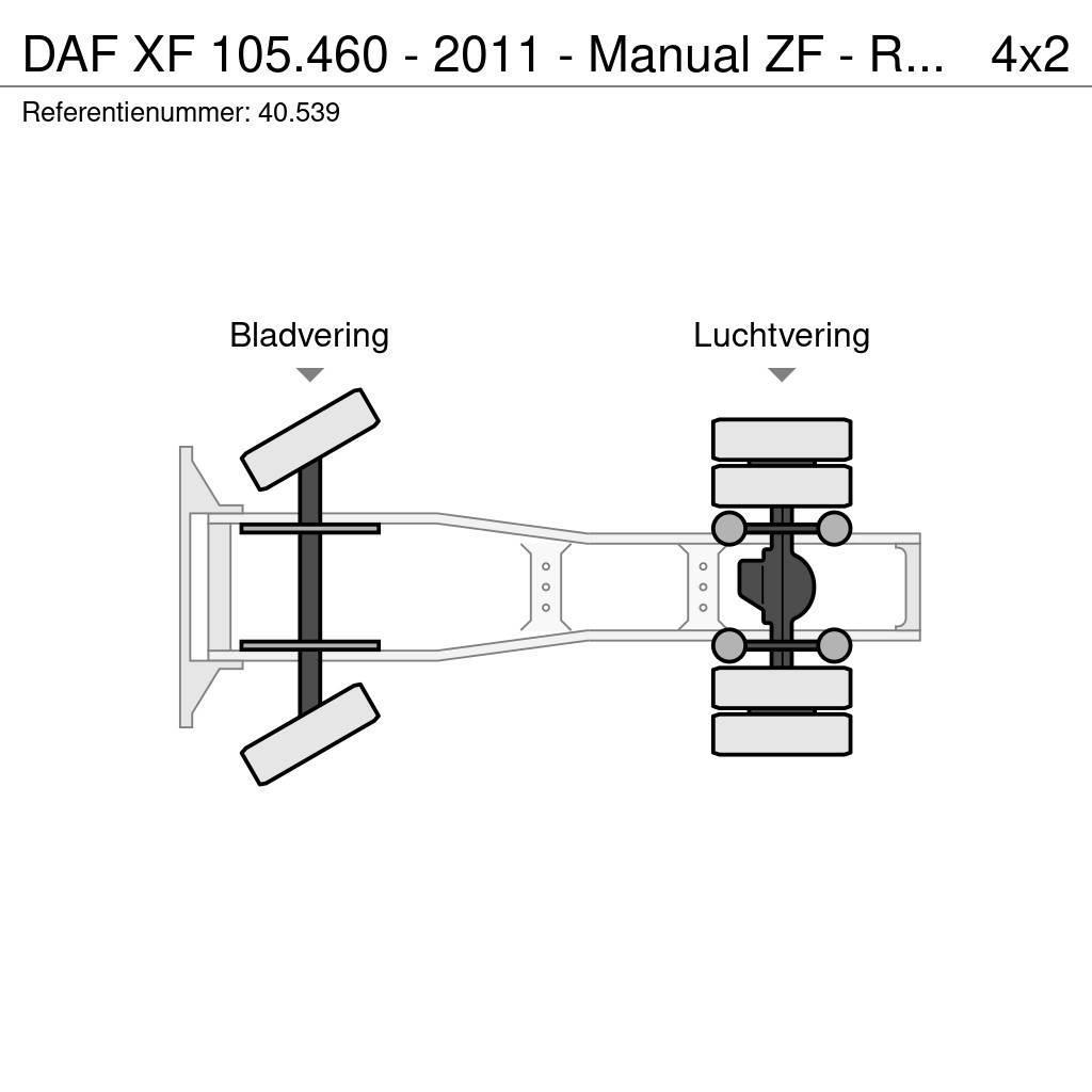 DAF XF 105.460 - 2011 - Manual ZF - Retarder - Origin: Prime Movers