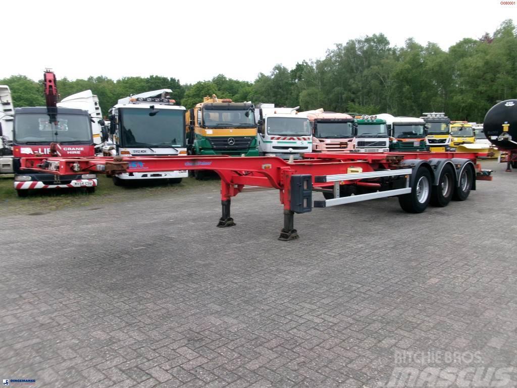 Asca 3-axle container trailer 20, 40, 45 ft Container semi-trailers