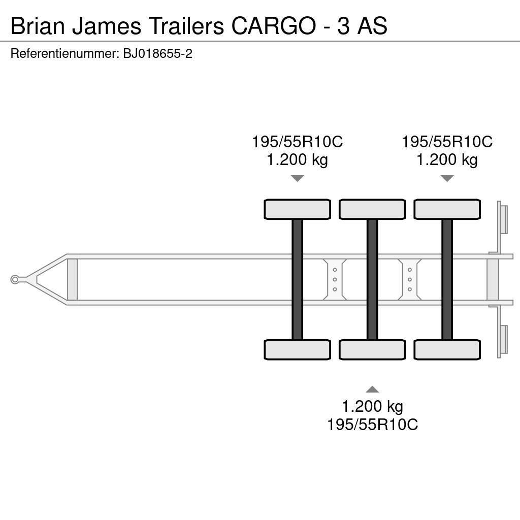 Brian James Trailers CARGO - 3 AS Car carrier
