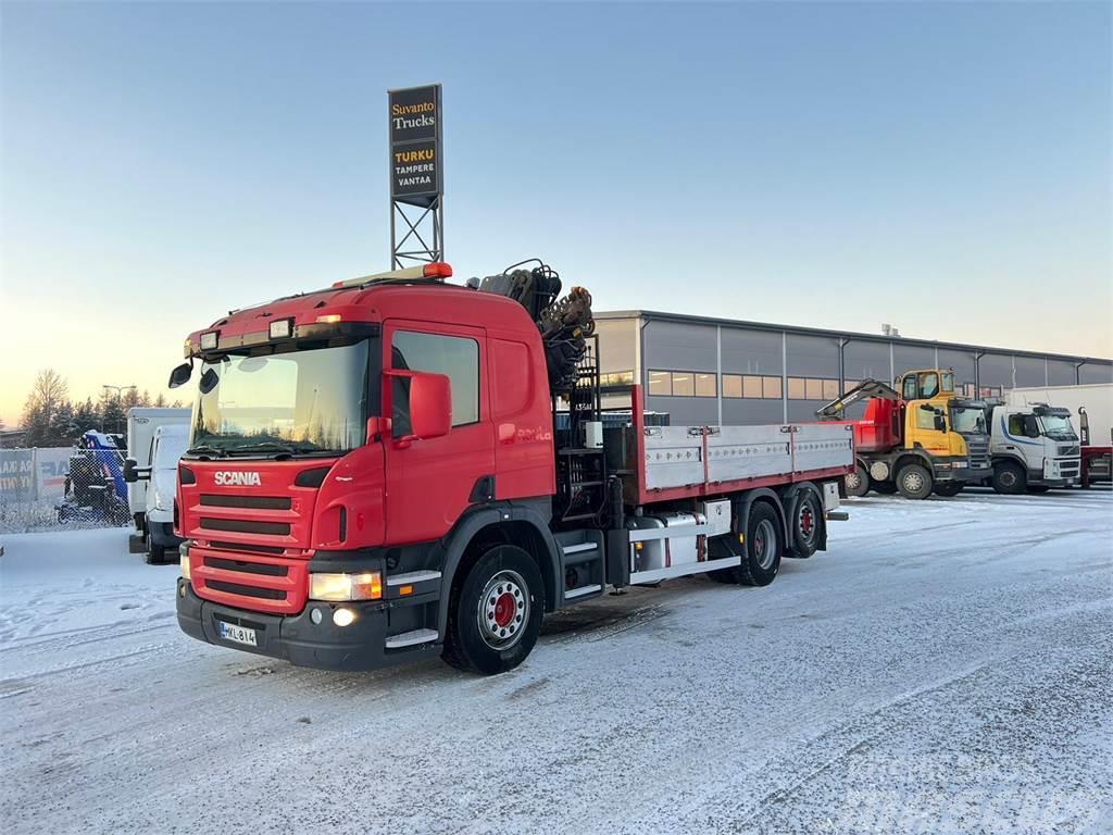 Scania P380 6X2 Truck mounted cranes