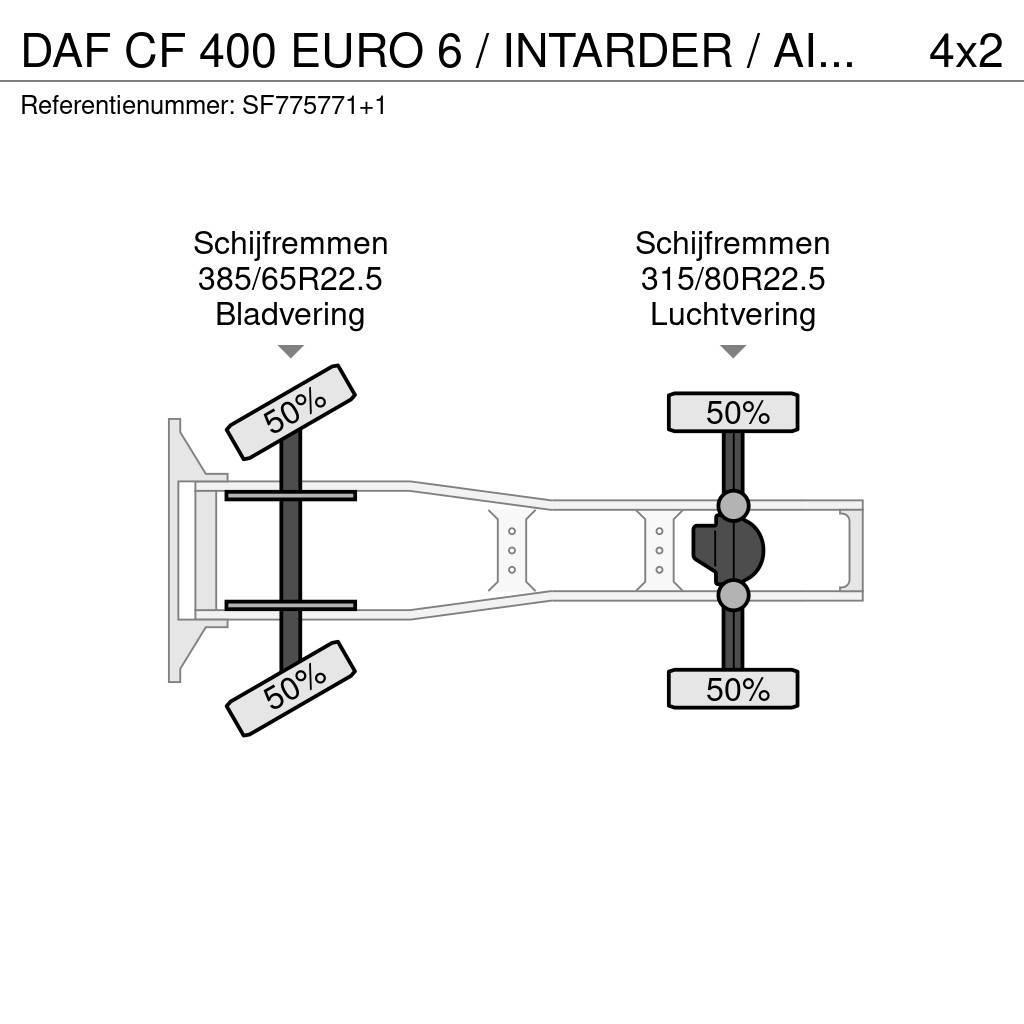DAF CF 400 EURO 6 / INTARDER / AIRCO Prime Movers