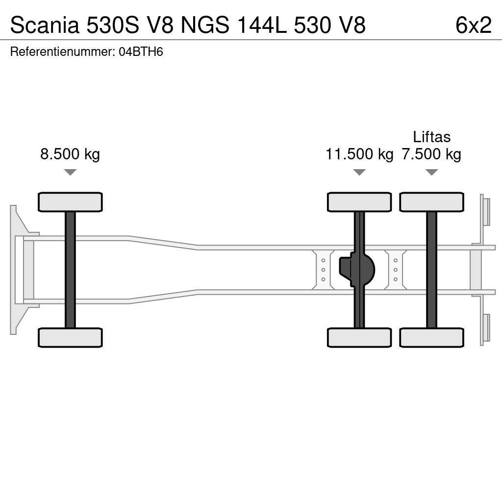 Scania 530S V8 NGS 144L 530 V8 Box trucks