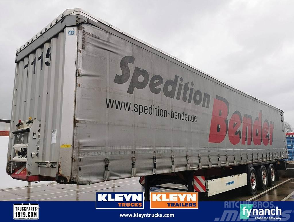 Krone SD/P to 3 mtr hydr wide Curtain sider semi-trailers