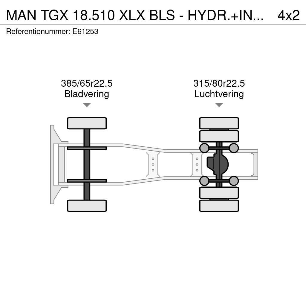 MAN TGX 18.510 XLX BLS - HYDR.+INTARDER Prime Movers