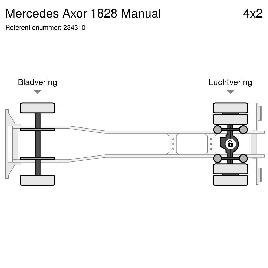 Mercedes-Benz Axor 1828 Manual Curtain sider trucks
