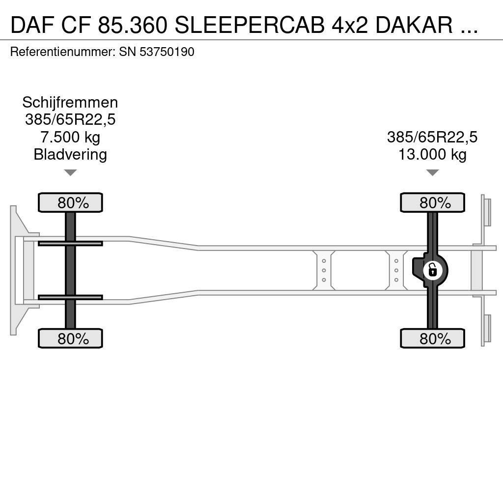 DAF CF 85.360 SLEEPERCAB 4x2 DAKAR EDUCATION TRUCK (ZF Box trucks