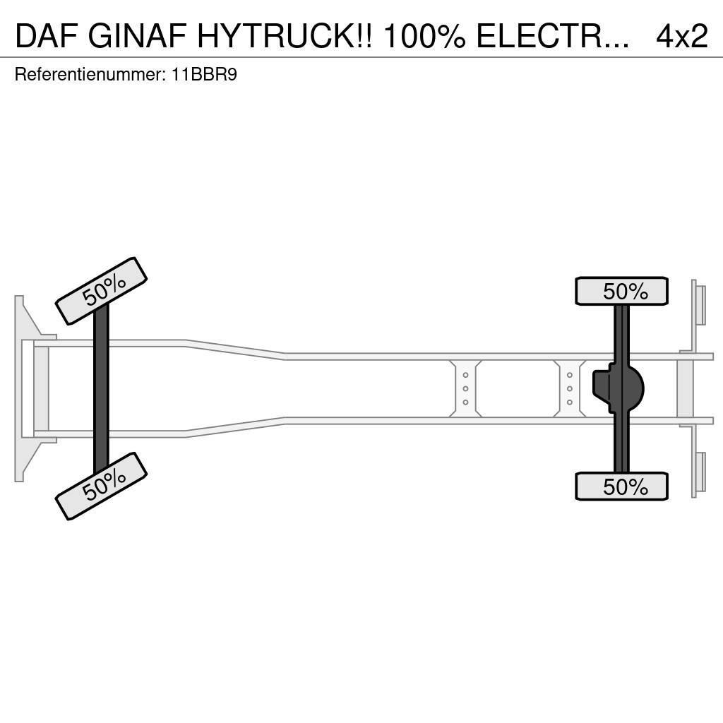 DAF GINAF HYTRUCK!! 100% ELECTRIC!! ZERO EMISSION!!!68 Box trucks