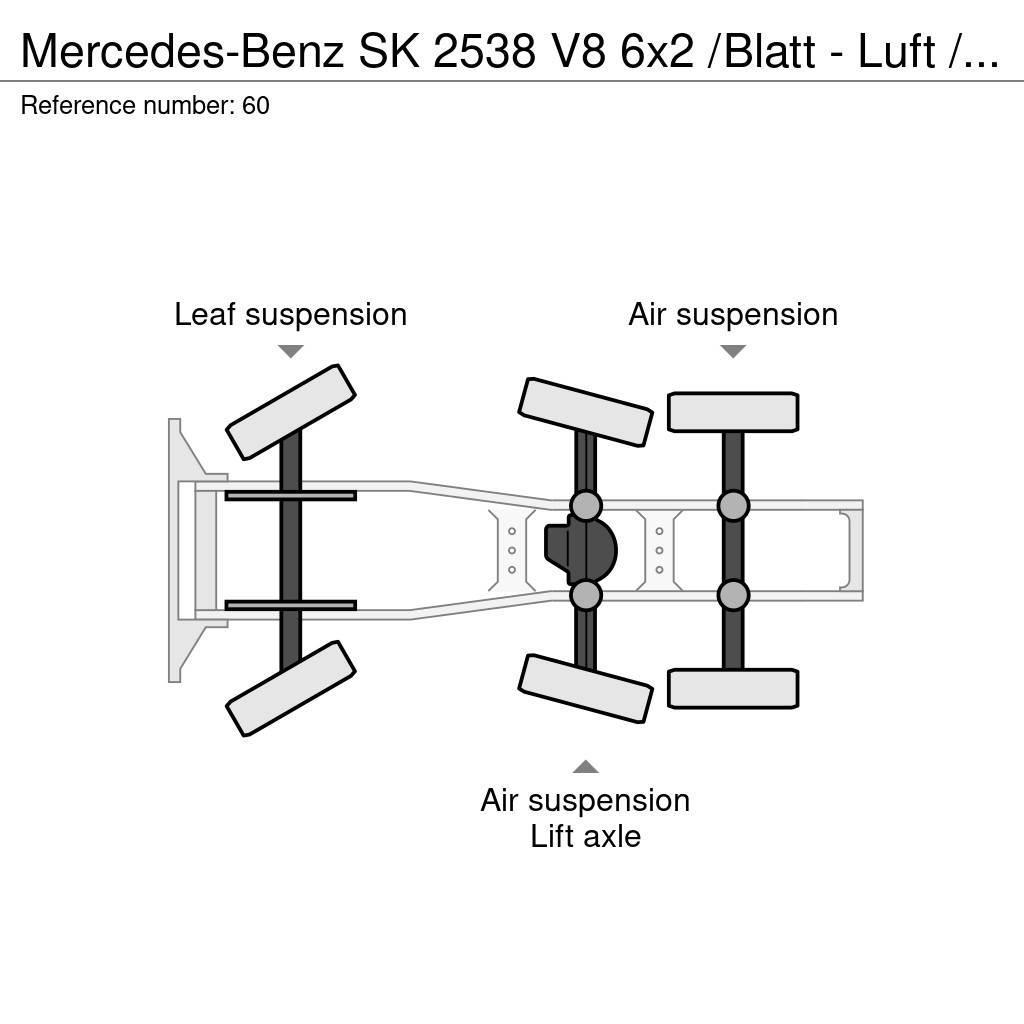 Mercedes-Benz SK 2538 V8 6x2 /Blatt - Luft / Lenk / Liftachse Prime Movers