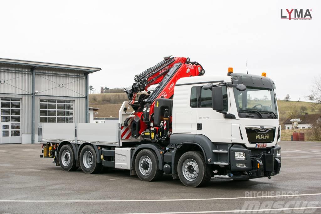 MAN TGS 35.510 8x4-4H Truck mounted cranes