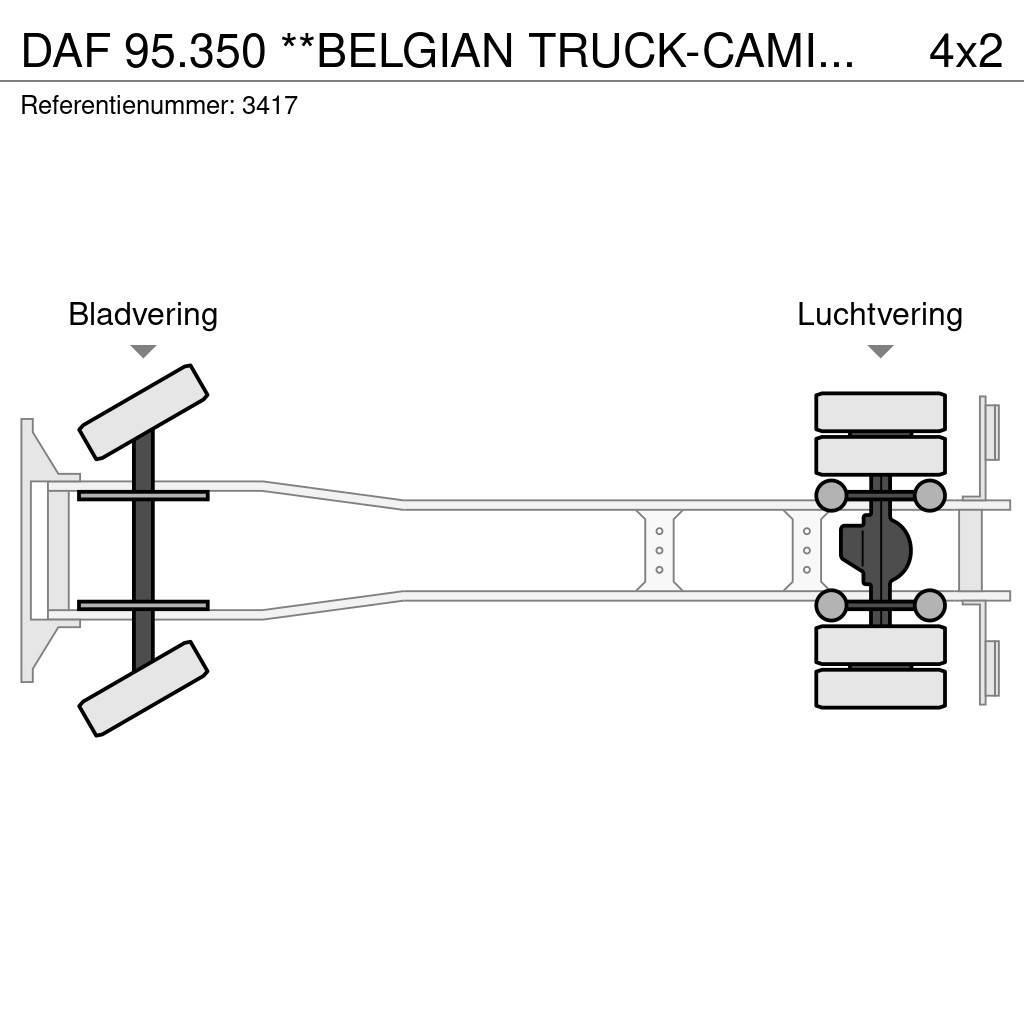 DAF 95.350 **BELGIAN TRUCK-CAMION BELGE** Box trucks