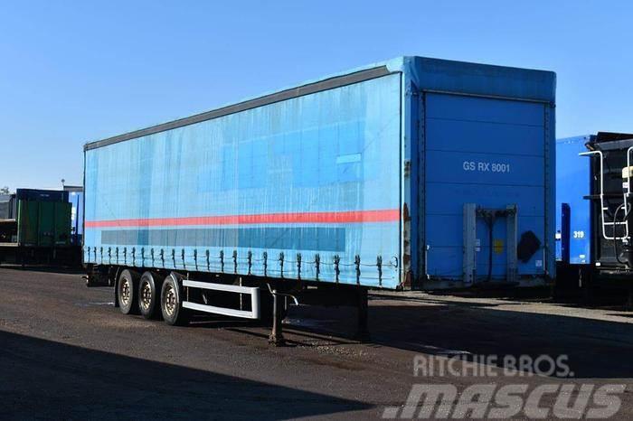  Nordic SAF disc | Galvanised chassis | Anti theft Curtain sider semi-trailers