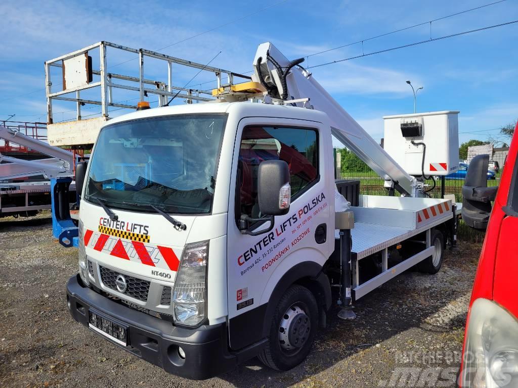 Multitel 160ALU DS -16m Nissan NT400 bucket truck boom lift Truck mounted platforms
