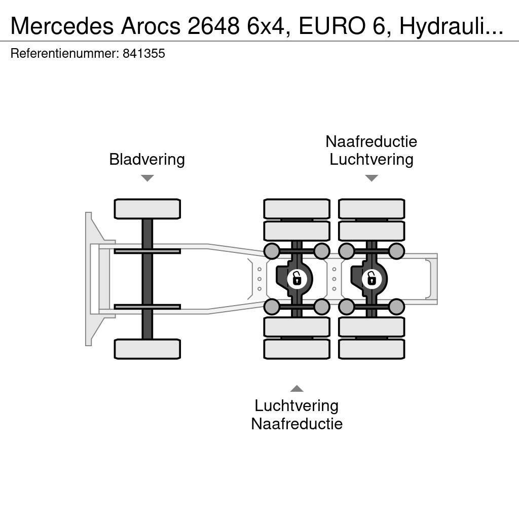 Mercedes-Benz Arocs 2648 6x4, EURO 6, Hydraulic, Retarder Prime Movers