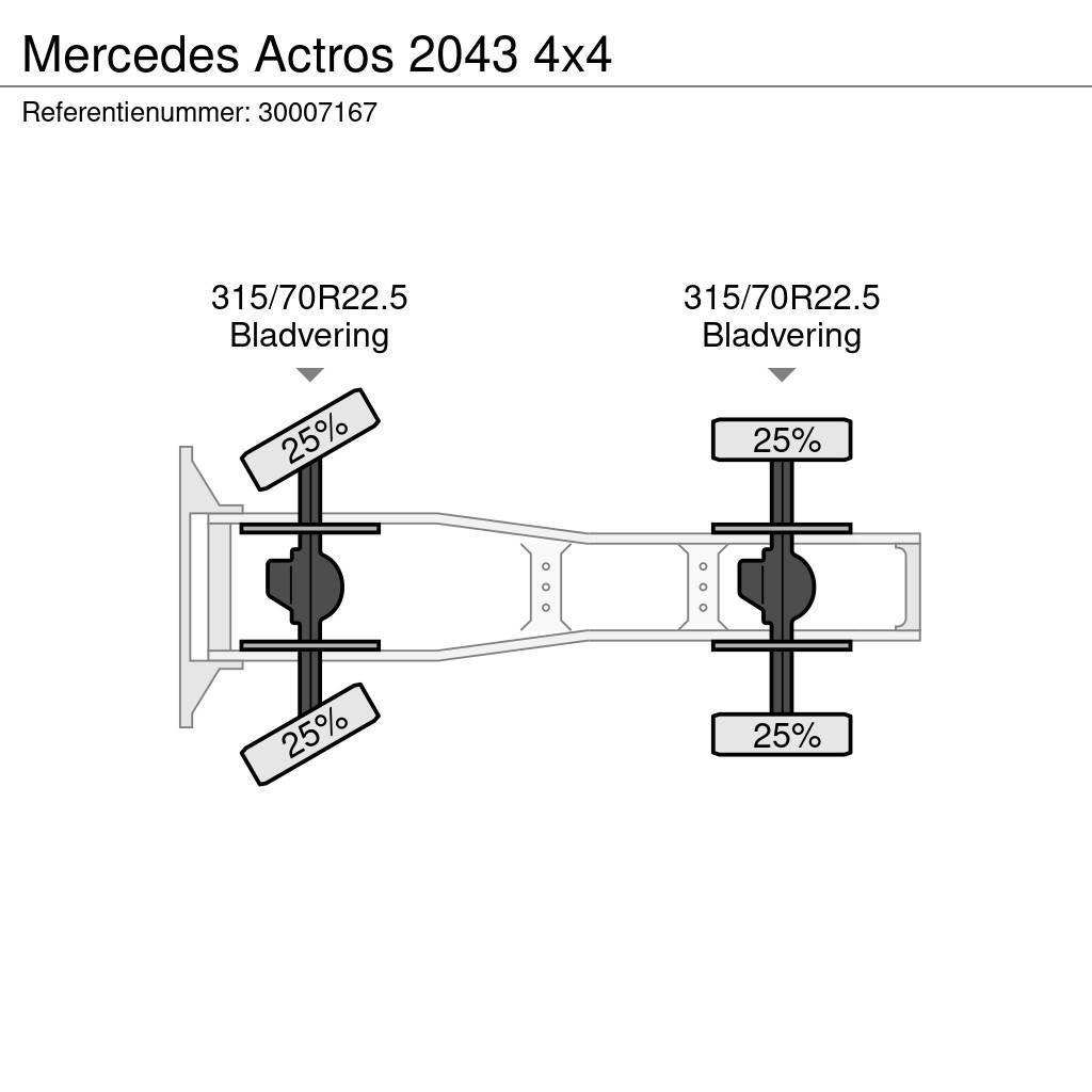 Mercedes-Benz Actros 2043 4x4 Prime Movers