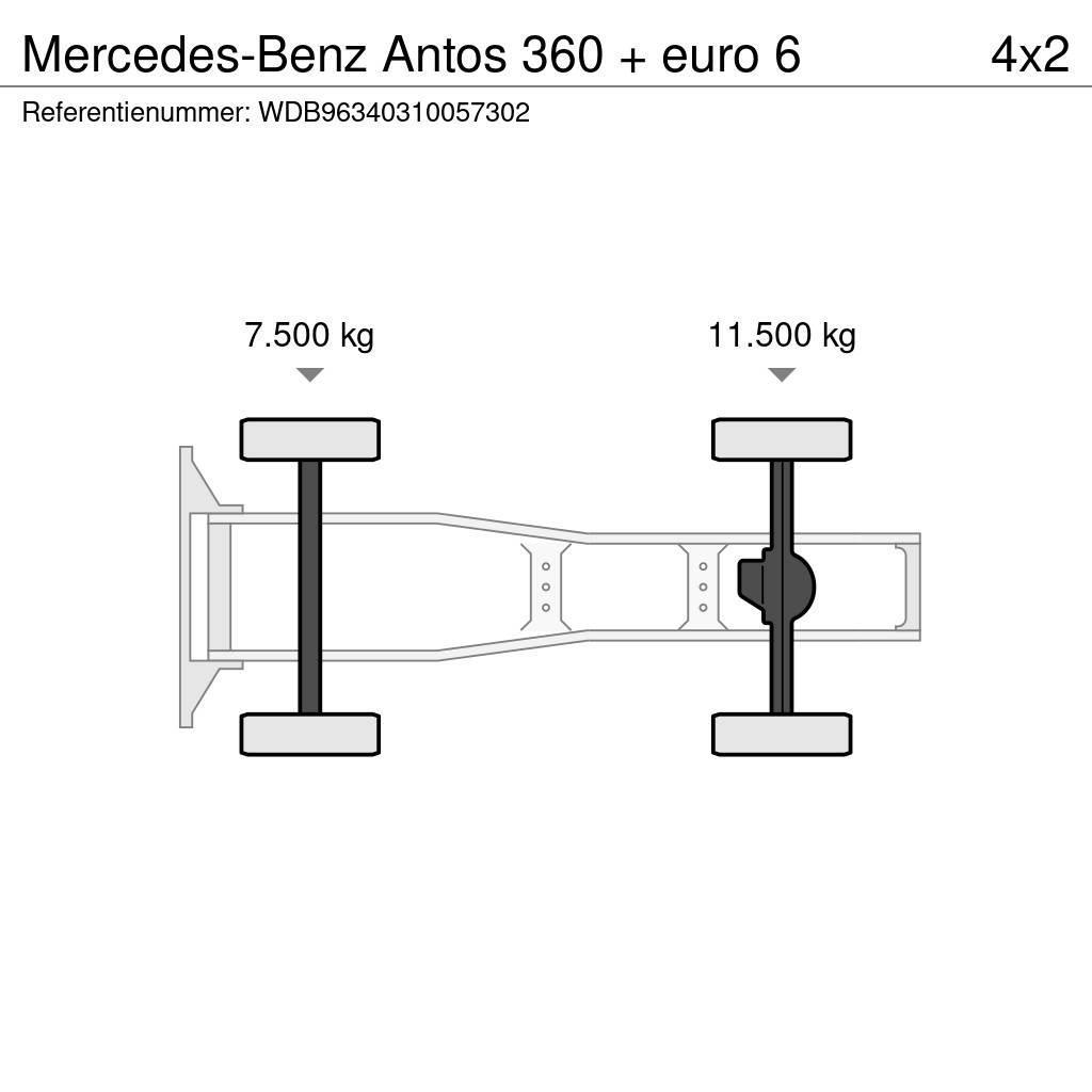 Mercedes-Benz Antos 360 + euro 6 Prime Movers