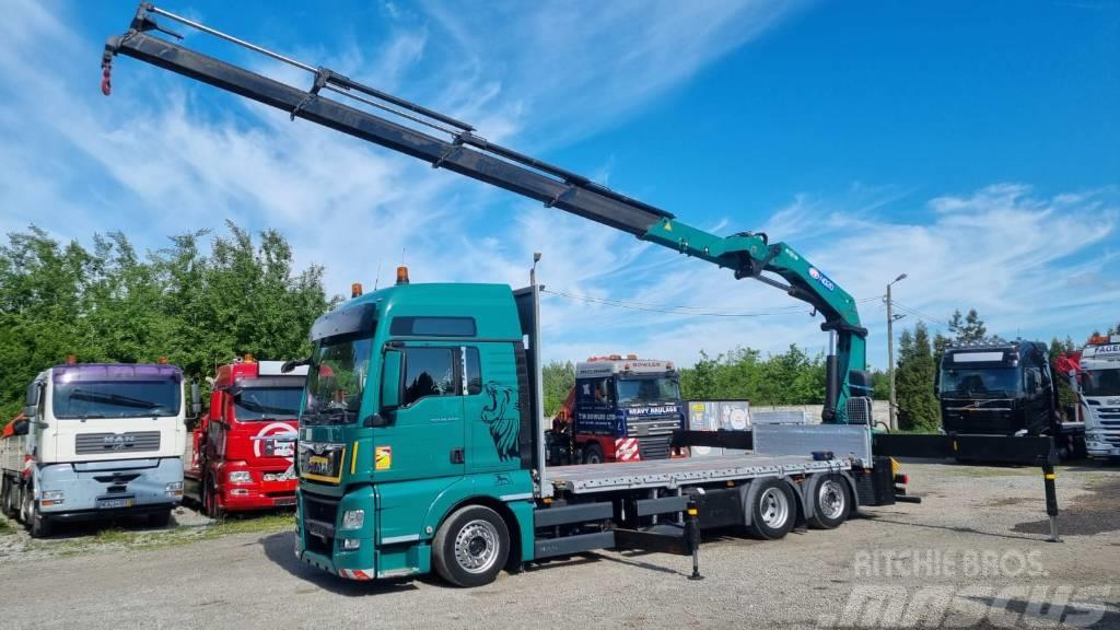 MAN TGX 26.440 HMF 4020, Euro 6 Truck mounted cranes