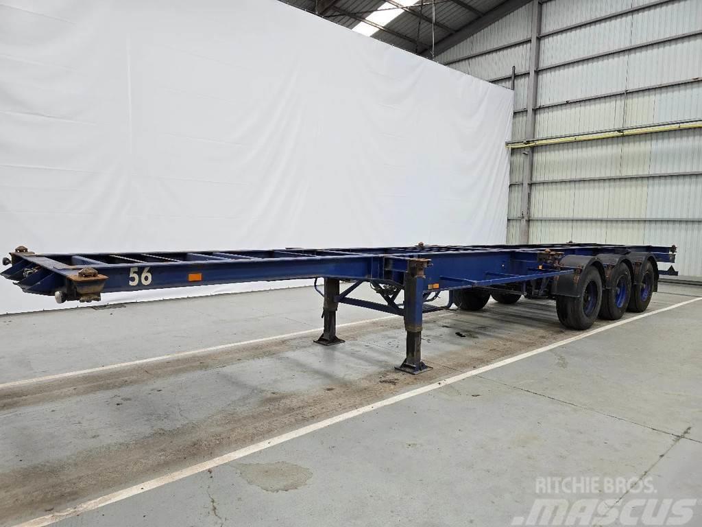LAG 0-3-36.5 B / 2x20,30,40,45ft / LAMMES - BLAT - SPR Container semi-trailers
