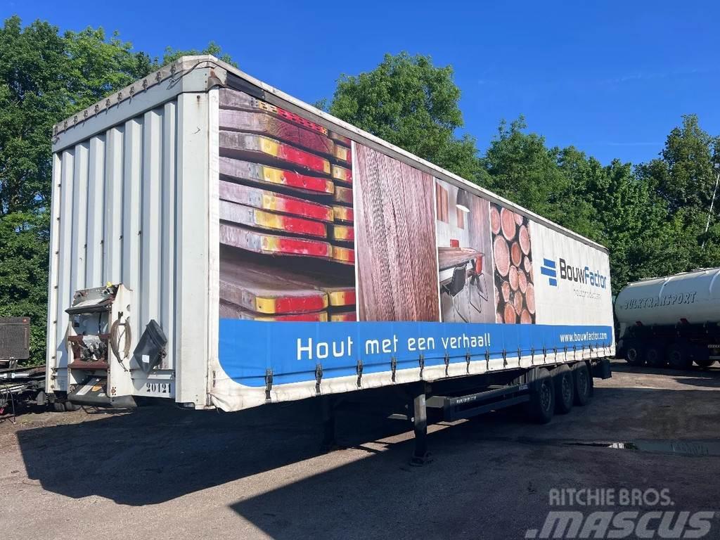 Krone SD // SAF AXLES SCHUIFZEIL Curtain sider semi-trailers