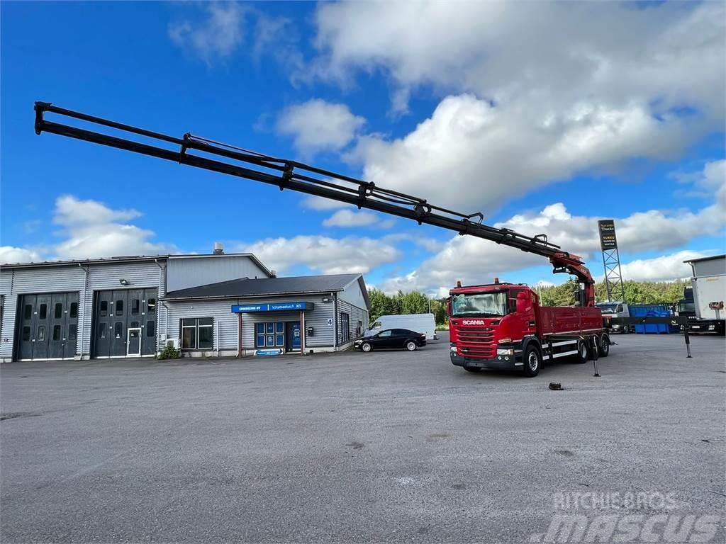 Scania G 440   8X4 Truck mounted cranes