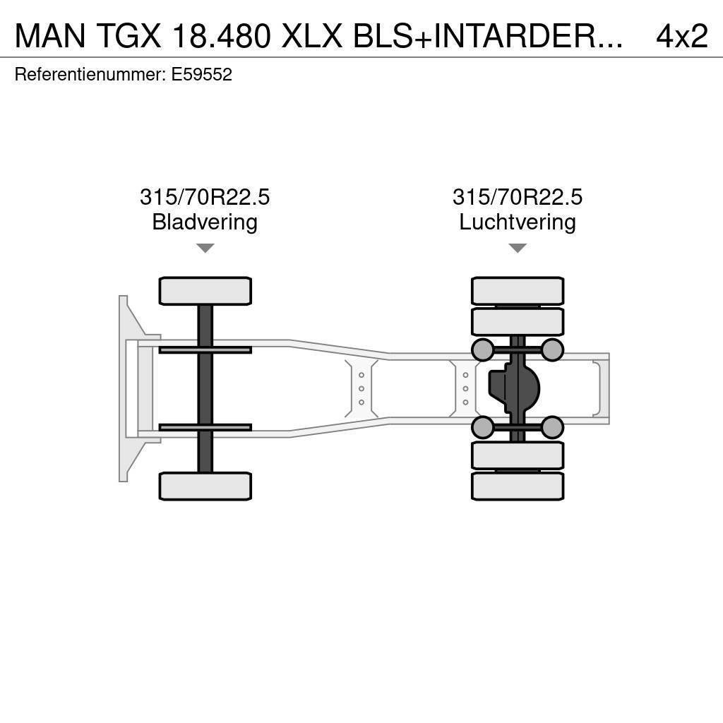 MAN TGX 18.480 XLX BLS+INTARDER+EURO 5 Prime Movers