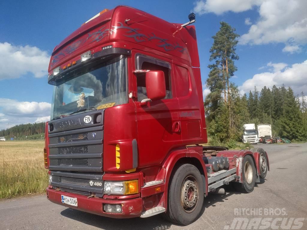 Scania R164 6x2 veturi,täysilmaj. kats 08/23 Prime Movers